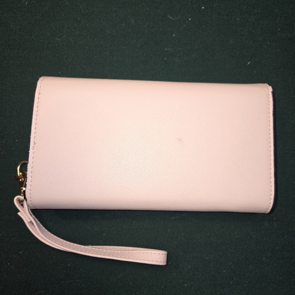 Baby pink clutch wristlet wallet - Picture 3 of 3